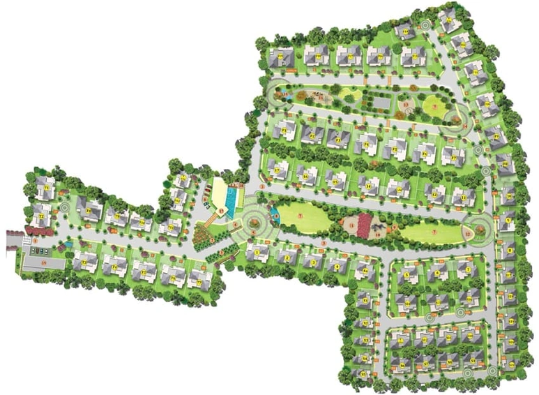 Master Plan of Skyline Ranch in Thrippunithura, Kochi - Image 47238