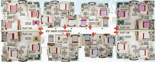 Floor Plan of Sai Vatika Phool Kunwar Palace in Danapur, Patna - Image 6365