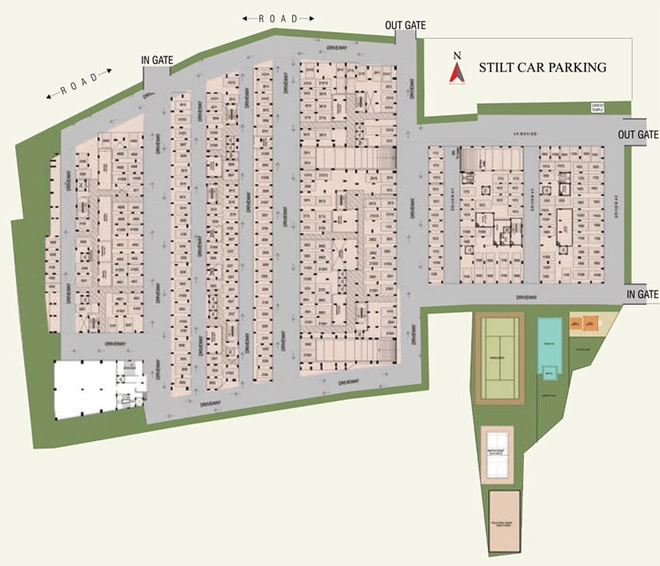 Master Plan of MVV Green Field in Yendada, Visakhapatnam - Image 45001