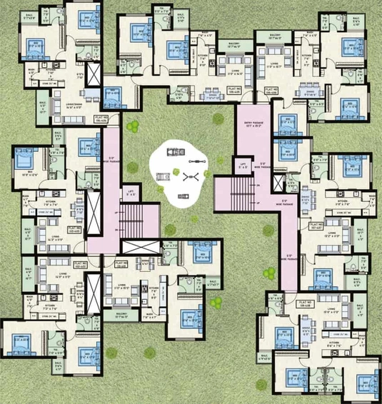 Master Plan of Archid Sailabala in Sundarpada, Bhubaneswar - Image 6656