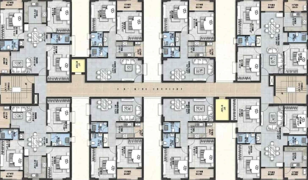 Floor Plan of Surekha Manthan in Hanspal, Bhubaneswar - Image 7277