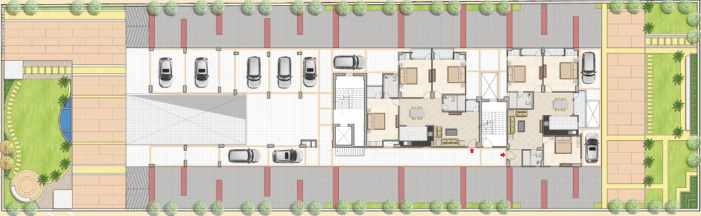 Master Plan of Square Officers Enclave in Danapur, Patna - Image 6319