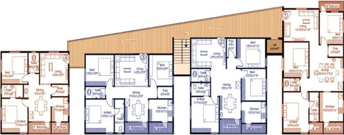 Floor Plan of MK Sapphire in Pothinamallayya Palem, Visakhapatnam - Image 45272