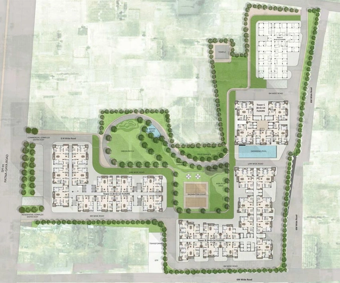 Master Plan of Devendra Green City in Pahari, Patna - Image 6414