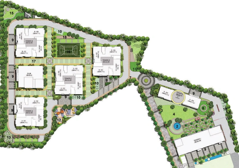 Master Plan of DN Pallaciya in Sundarpur, Bhubaneswar - Image 49009