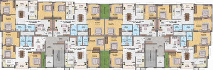 Floor Plan of Covenants MI Casa in Kalinga Nagar, Bhubaneswar - Image 101961