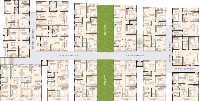 Floor Plan of Bhoomatha Sai Durga Enclave in Pothinamallayya Palem, Visakhapatnam - Image 45648