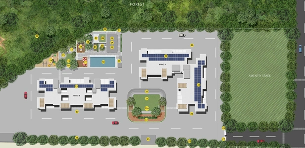 Master Plan of Jethani Trinity Greens in Wakad, Pune - Image 9407