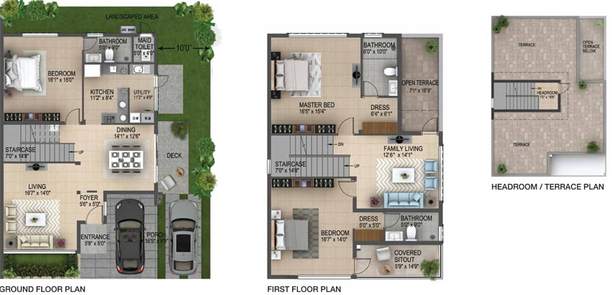 3 BHK House/Villa in Casagrand Cosmos in Vellakinar, Coimbatore - Image 382344
