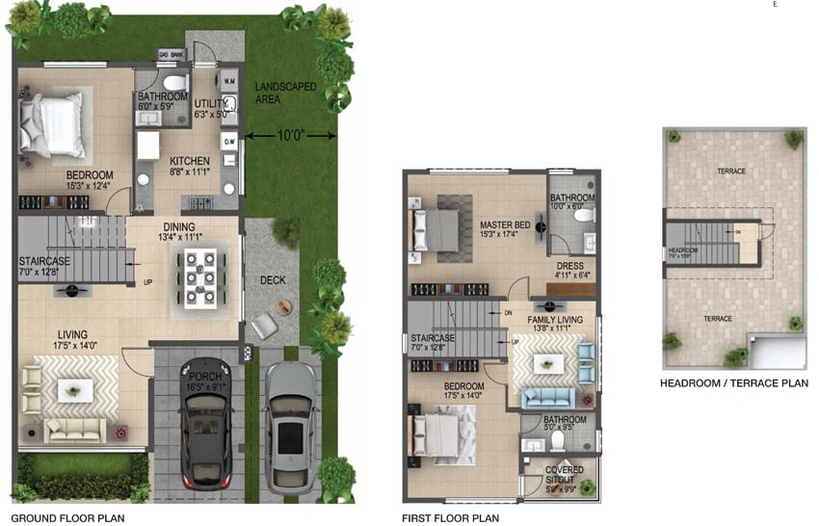 3 BHK House/Villa in Casagrand Cosmos in Vellakinar, Coimbatore - Image 382343
