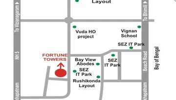 Location of Aditya Fortune Towers - Image 45753