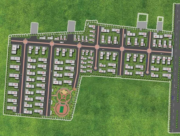 Master Plan of Aura Nisargha Avenue Phase 2 in Kovaipudur, Coimbatore - Image 6532