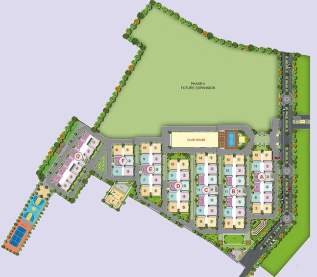 Master Plan of Ramky One Krystal in Sheela Nagar, Visakhapatnam - Image 45818