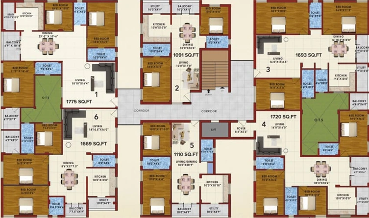 Master Plan of Patteeswara Heritage in Saibaba Colony, Coimbatore - Image 6549