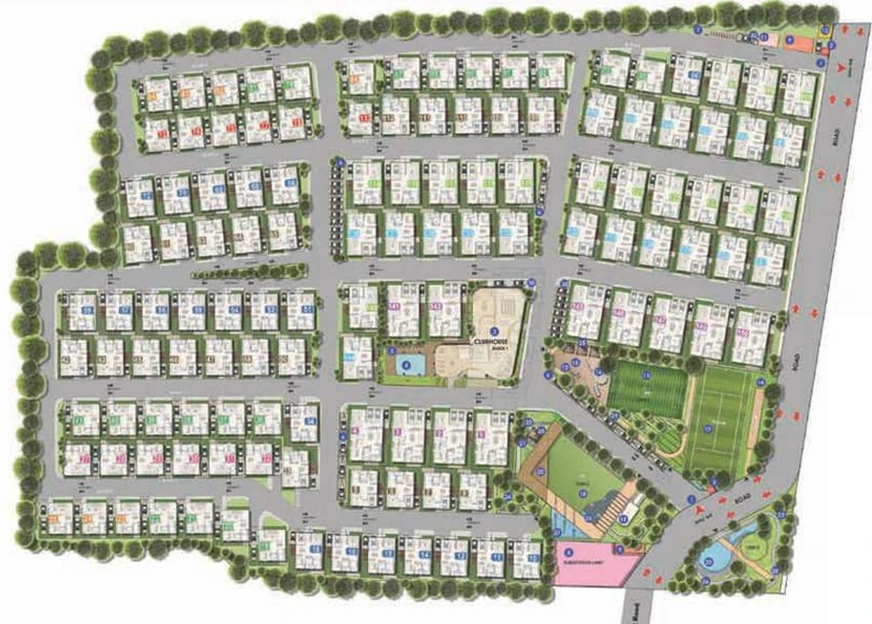 Master Plan of Radiance Regalia in Veerakeralam, Coimbatore - Image 49377