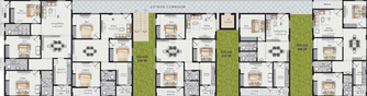 Floor Plan of Vaishno Elite in Madhurawada, Visakhapatnam - Image 45840