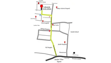 Location of Lifestyle Galaxia - Image 49041