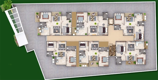 Master Plan of RR Sai Poonthalir in Veerakeralam, Coimbatore - Image 9247