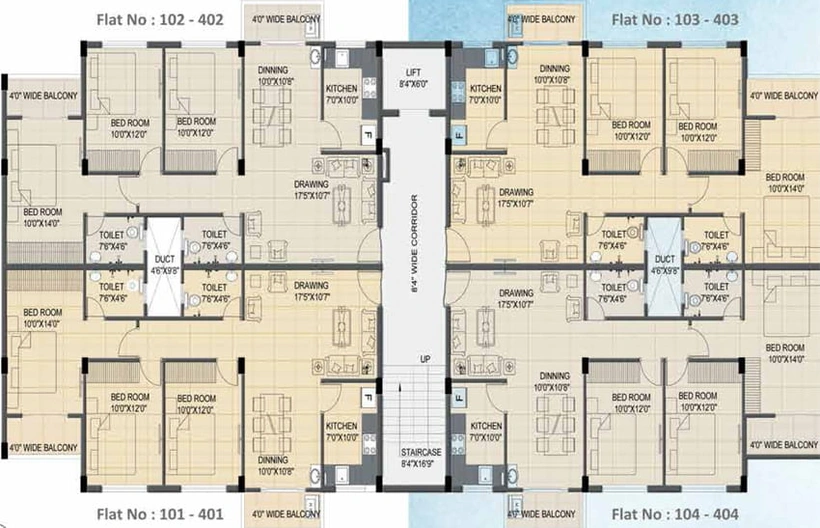 Floor Plan of Ratna Lifestyle in Patia, Bhubaneswar - Image 49061