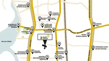 Location of Chandak 34 Park Estate - Image 18674