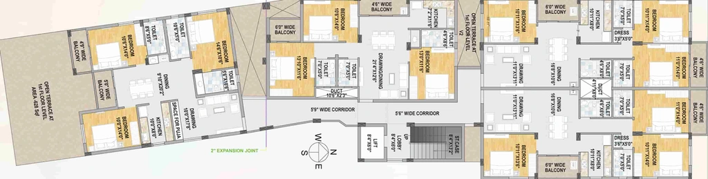 Floor Plan of Pramila Lifestyle in Baramunda, Bhubaneswar - Image 6893