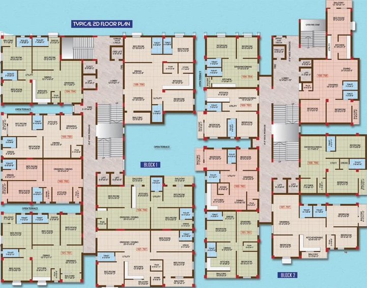 Floor Plan of Oro Emirates in Govindpur, Bhubaneswar - Image 6724