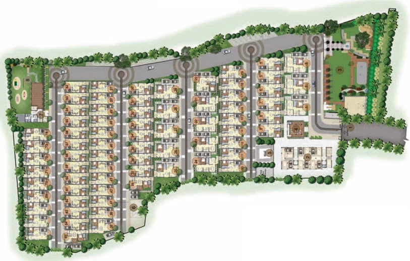 Master Plan of Ahuja Highlands in Nanjundapuram, Coimbatore - Image 6957