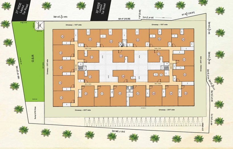 Master Plan of Sree Dakshas Menpani in Vadavalli, Coimbatore - Image 49441