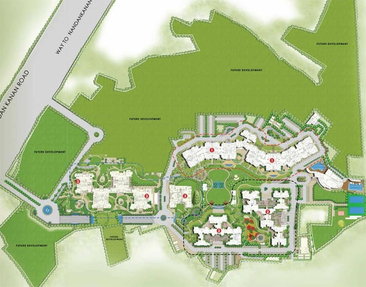 Master Plan of Z One Nirvaana in Patia, Bhubaneswar - Image 49075