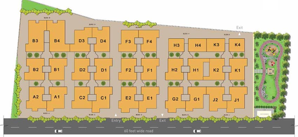 Master Plan of PNR Tripti in Ganapathy, Coimbatore - Image 115077