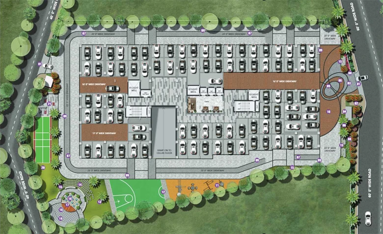 Master Plan of KVR Luxe in Yendada, Visakhapatnam - Image 91190