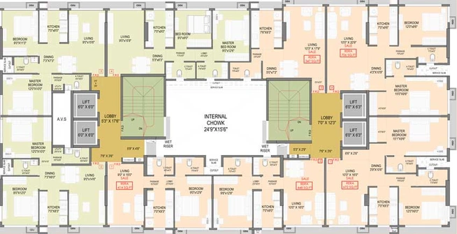 Floor Plan of Kochra Aadhayay in Andheri West, Mumbai - Image 19535