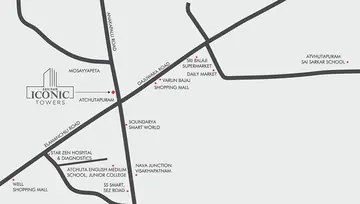 Location of Abhiram Iconic Towers - Image 46226