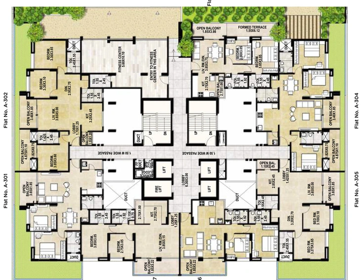 Floor Plan of Kakkad La Vida in Balewadi, Pune - Image 10022