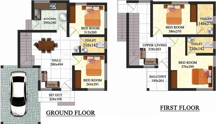 4 BHK House/Villa in Sophia Elanza in Kizhakkambalam, Kochi - Image 493226