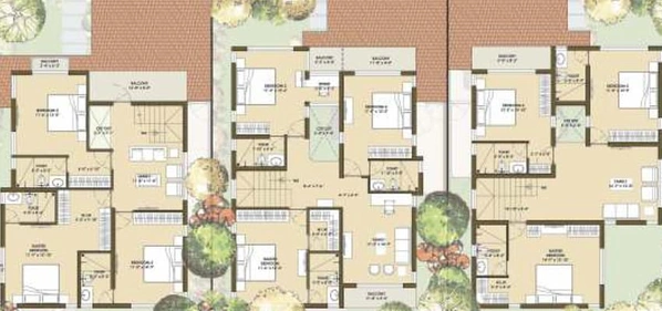 Floor Plan of Palal Rock in Kakkanad, Kochi - Image 54151