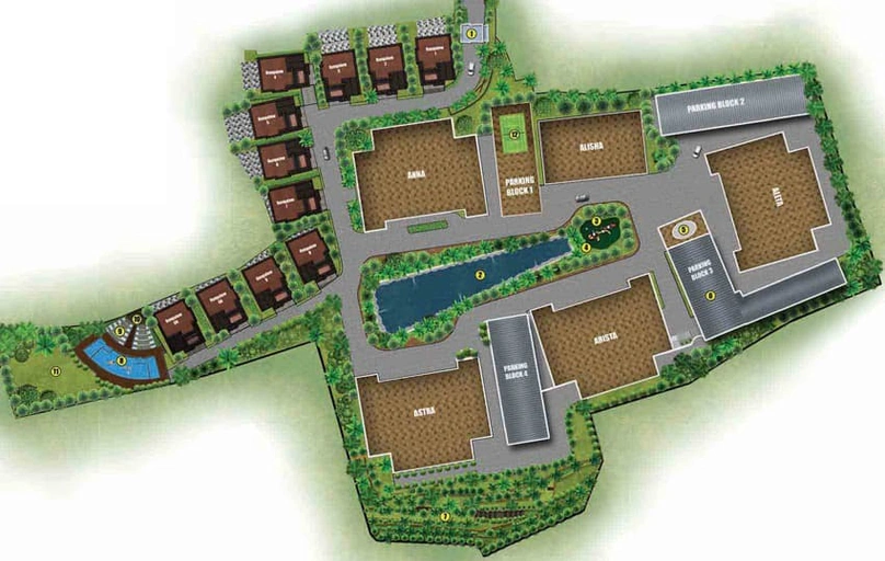 Master Plan of Olive Kalista in Kakkanad, Kochi - Image 47439