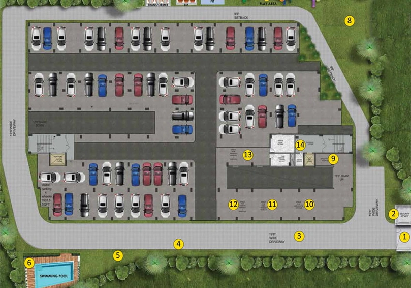 Master Plan of Sugarcane Apartment in Patia, Bhubaneswar - Image 7076