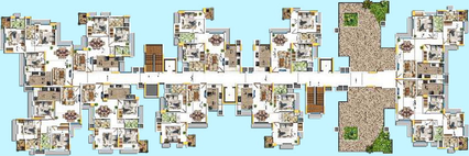 Floor Plan of DD Green Village in Edachira, Kochi - Image 53929
