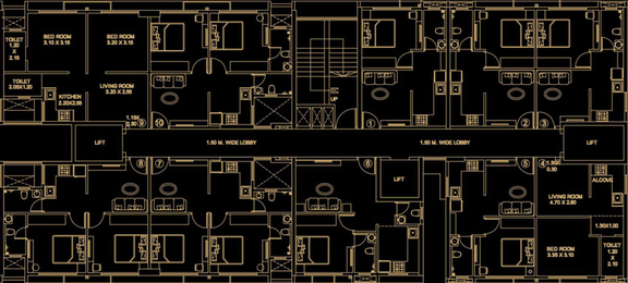 Floor Plan of Platinum Casa Millennia in Andheri West, Mumbai - Image 19703
