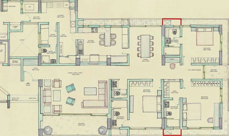 3 BHK Flat in JGT Samrudhi in Jawahar Nagar, Kochi - Image 506979