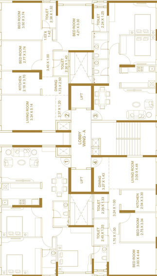 Floor Plan of Platinum Life in Andheri West, Mumbai - Image 19720