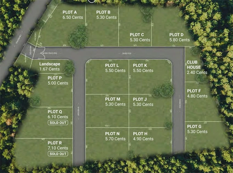 Master Plan of Avni Homes Nirvana in Kakkanad, Kochi - Image 8940