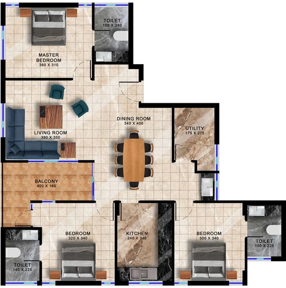 3 BHK Flat in Providence Casa Serena in Angamaly, Kochi - Image 507719