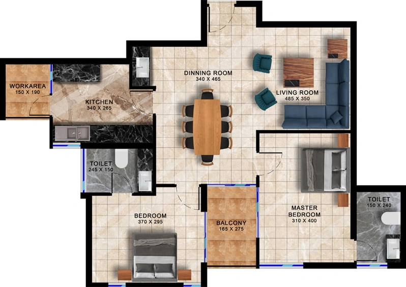 2 BHK Flat in Providence Casa Serena in Angamaly, Kochi - Image 507718