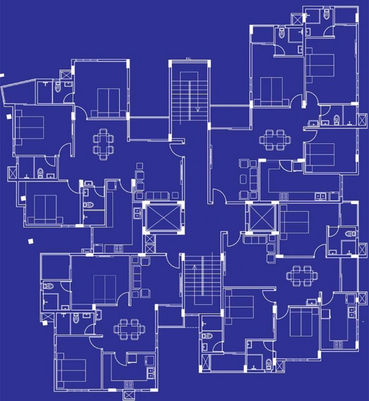 Floor Plan of Oxoniya Identity in Edappally, Kochi - Image 54310