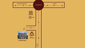 Location of Vithayathil Legend Casa - Image 54451