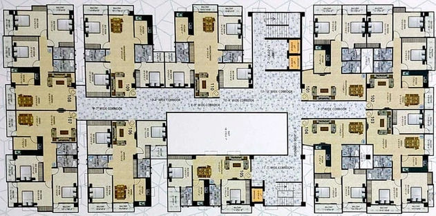 Floor Plan of Vineet Vikash Paradise in Danapur, Patna - Image 14083