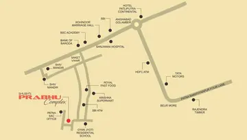 Location of Shubhs Prabhu Complex - Image 9423