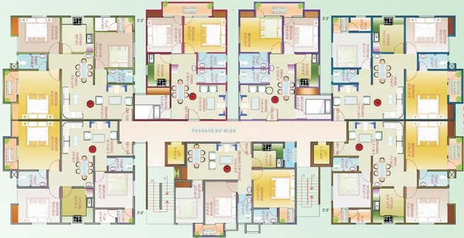 Floor Plan of Lakshya Global in Parsa, Patna - Image 14131